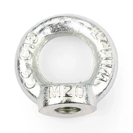 Matice s okem pozinkovaná DIN 582, C15